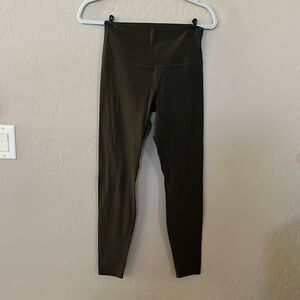 Dark olive lululemon align pants size 6